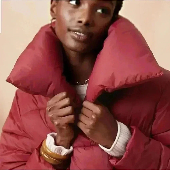 Banana Republic Funnel-Neck Puffer Coat - Picture 2 of 11